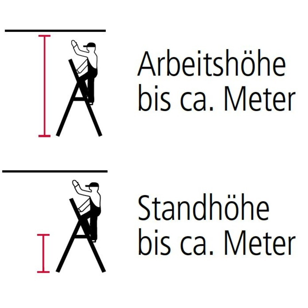 Productafbeelding nr. 4: Professionele dubbele trap KRAUSE®, 1-zijdig begaanbaar, standhoogte 2,80 m