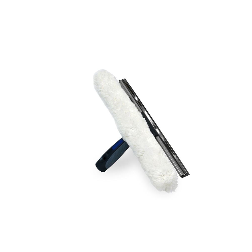 Productafbeelding nr. 2: Professionele set schoonmaakwagen Steinbock®, met twee emmers 2 x 15 liter, 5 x katoenmop 500 mm, 2-delige chromen steel, klapbare houder, 2 x microvezeldoek en combiruitenwasser