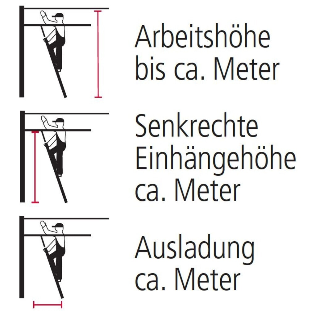 Stellingladder KRAUSE® met treden en haken voor ronde buis, stahoogte 0,70 m Productafbeelding nr. 4: Stellingladder KRAUSE® met treden en haken voor ronde buis, stahoogte 0,70 m