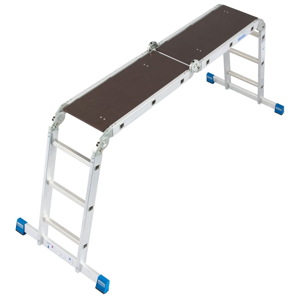 Product afbeelding: Professionele universele vouwladder KRAUSE®, incl. staplatform, totale lengte 3,55 m