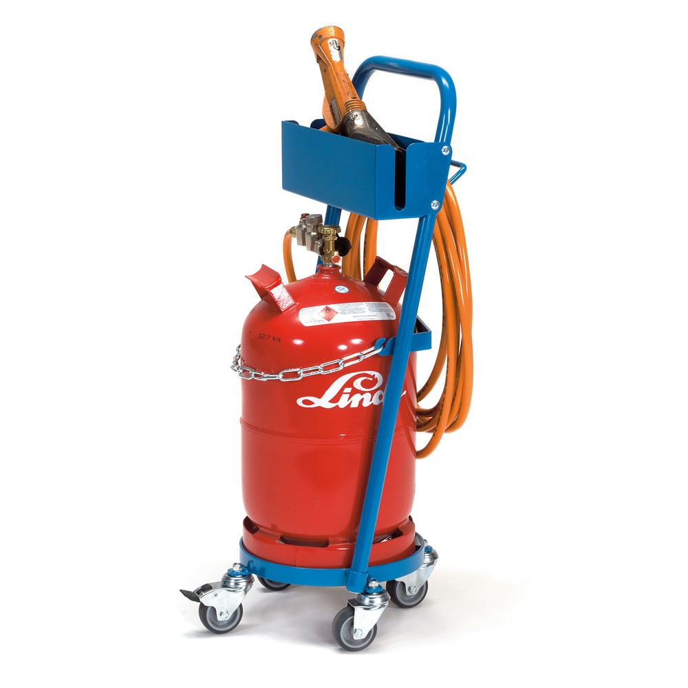 Productafbeelding nr. 2: Propaangasflesroller fetra®, voor 1 fles van 11 kg, incl. haken en houder