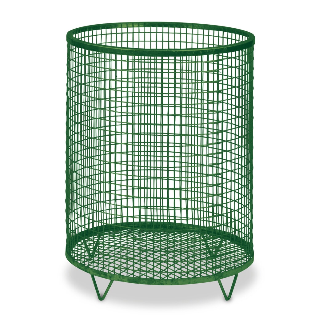 Product afbeelding: Afvalkorf van draadgaas, roosterbodem, 63 liter, thermisch verzinkt