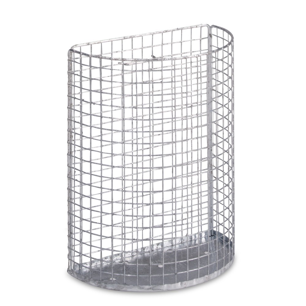 Product afbeelding: Afvalkorf van draadgaas, bodem van plaatstaal, 18 liter, thermisch verzinkt