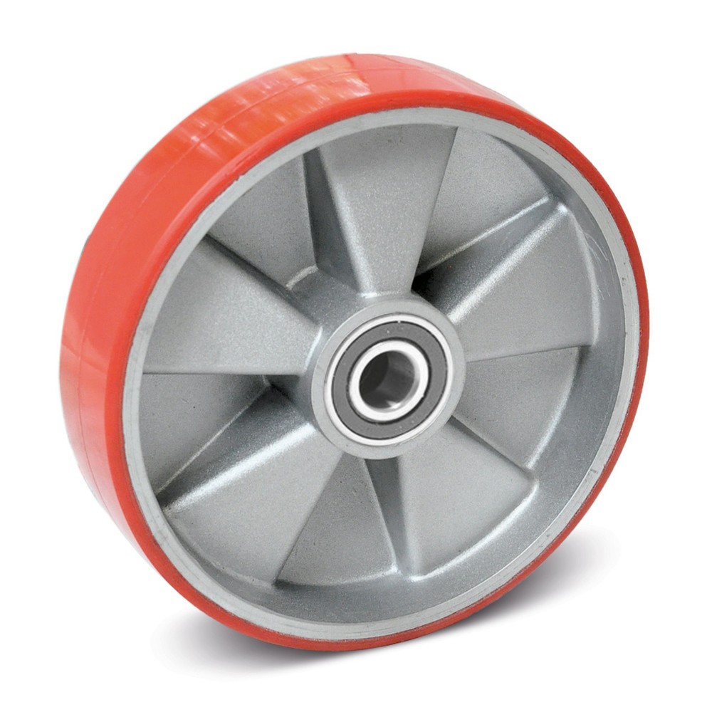 Product afbeelding: PU-stuurwiel voor palletwagen Ameise® type ACY20, HLTN, bouwjaar vanaf ’09, Ø 180 mm, rood