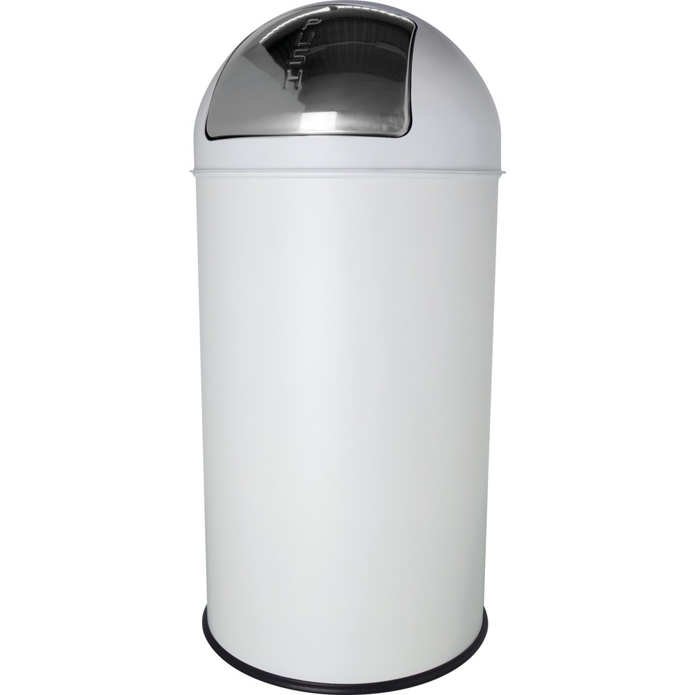 Productafbeelding nr. 1: helit Push-afvalbak "the dome", 30 liter, wit