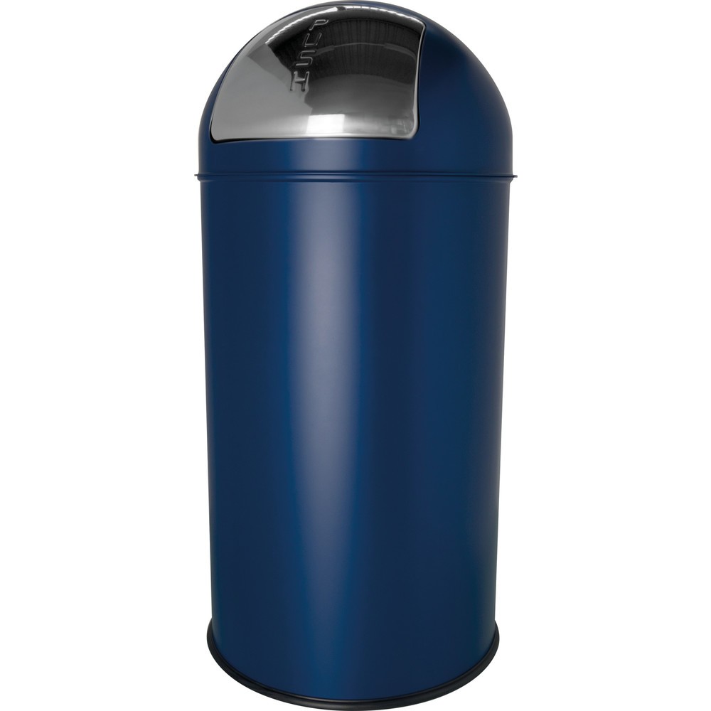 Productafbeelding nr. 1: helit Push-afvalbak "the dome", 30 liter, blauw