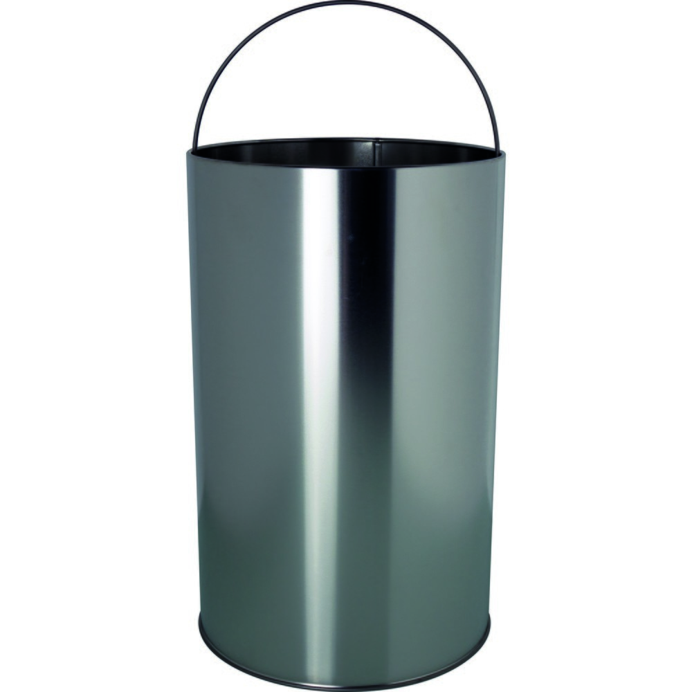 Productafbeelding nr. 3: helit Push-afvalbak "the dome", 30 liter, middengrijs