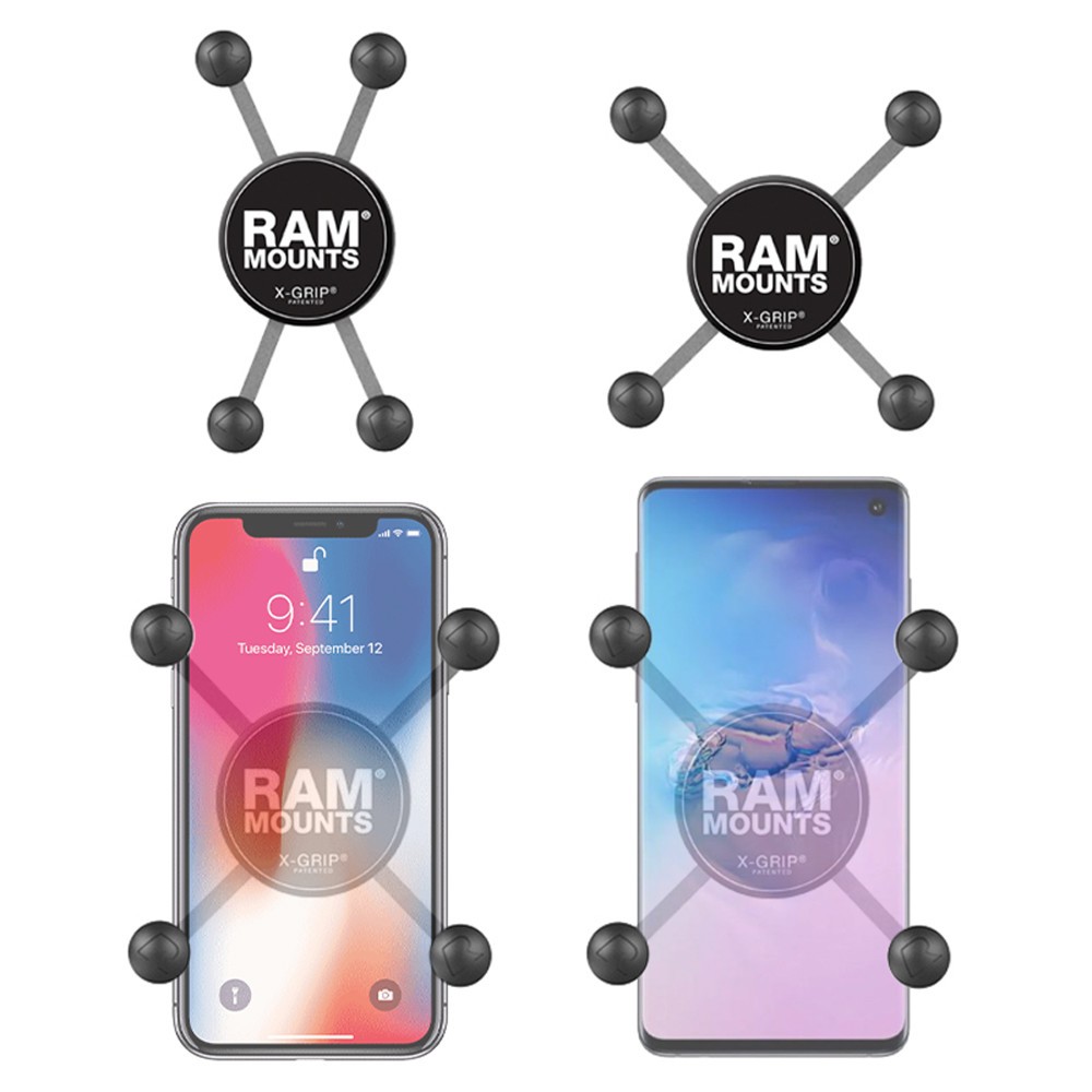 Productafbeelding nr. 3: RAM Mounts X-Grip klem voor smartphones tot breedte 82,6 mm, B-kogel (1 duim)