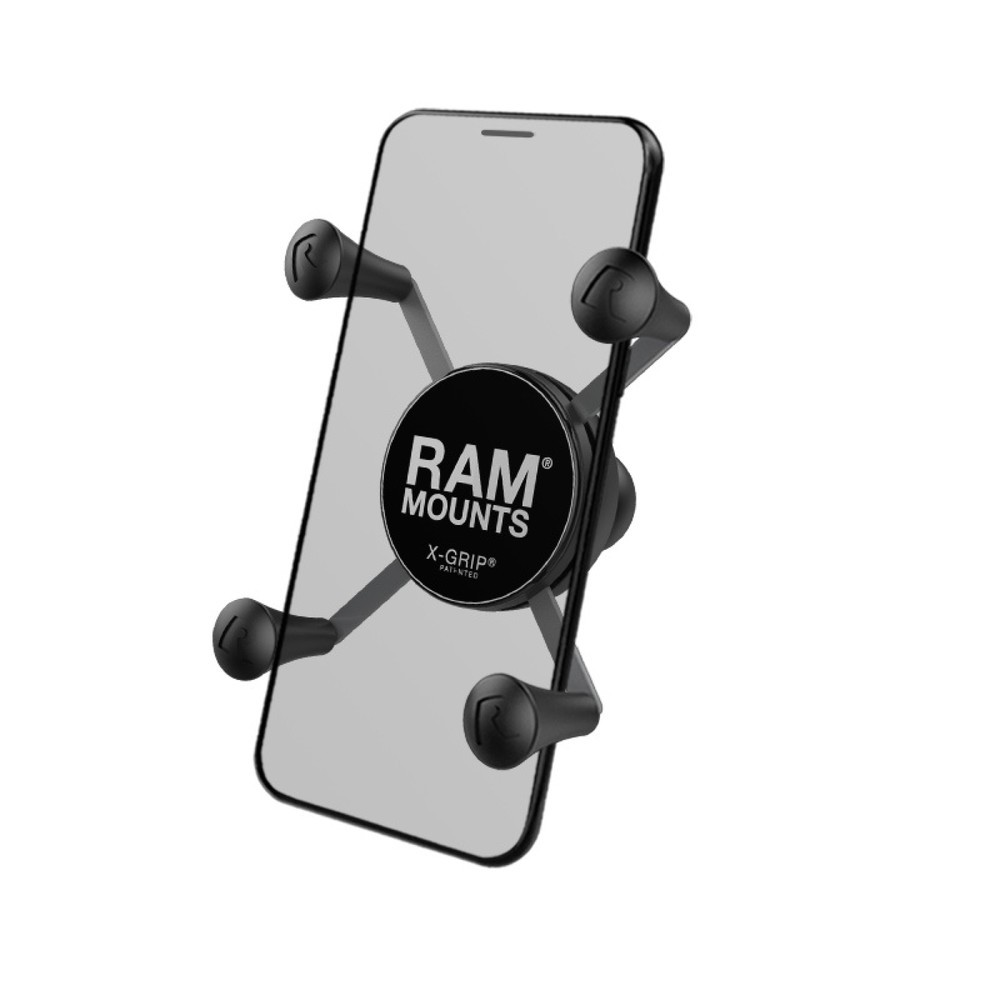 Product afbeelding: RAM Mounts X-Grip klem voor smartphones tot breedte 82,6 mm, B-kogel (1 duim)