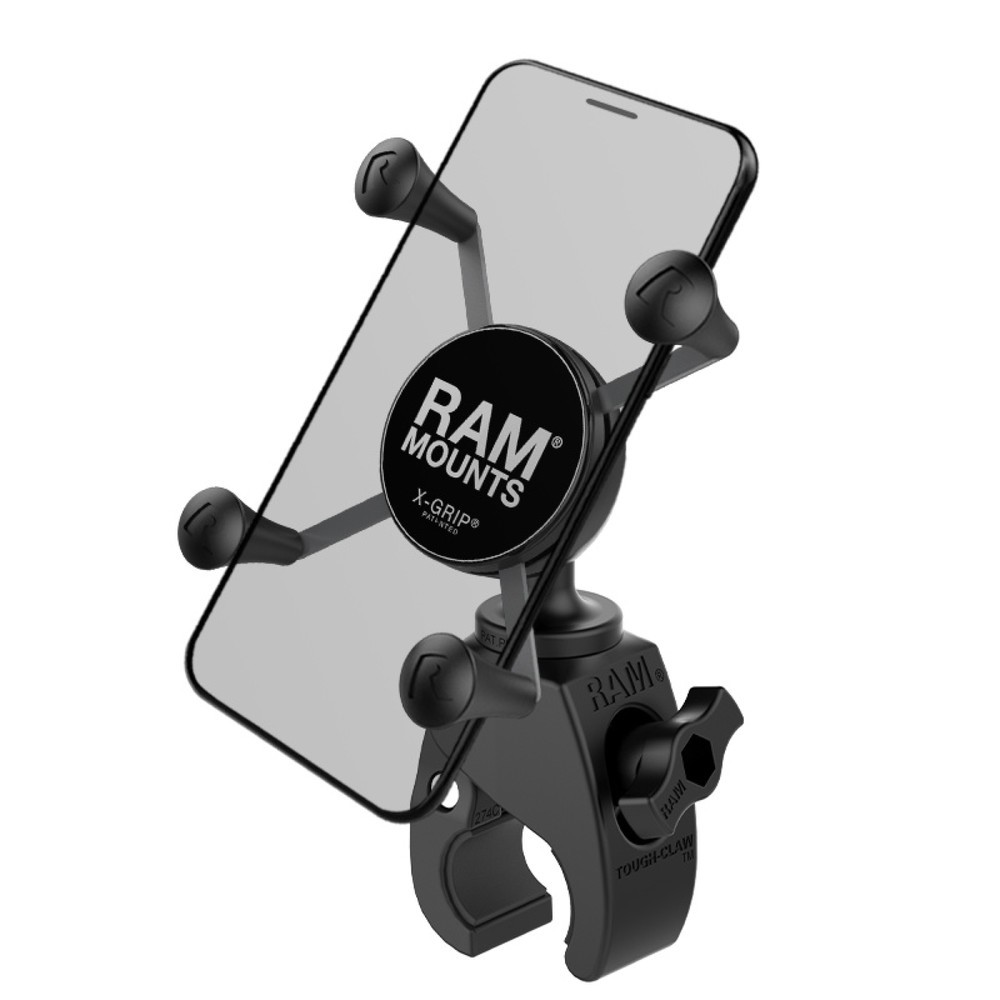 Productafbeelding nr. 1: RAM Mounts X-Grip klemhouder voor smartphones tot breedte 82,6 mm, kleine Tough-Claw met directe X-Grip-verbinding