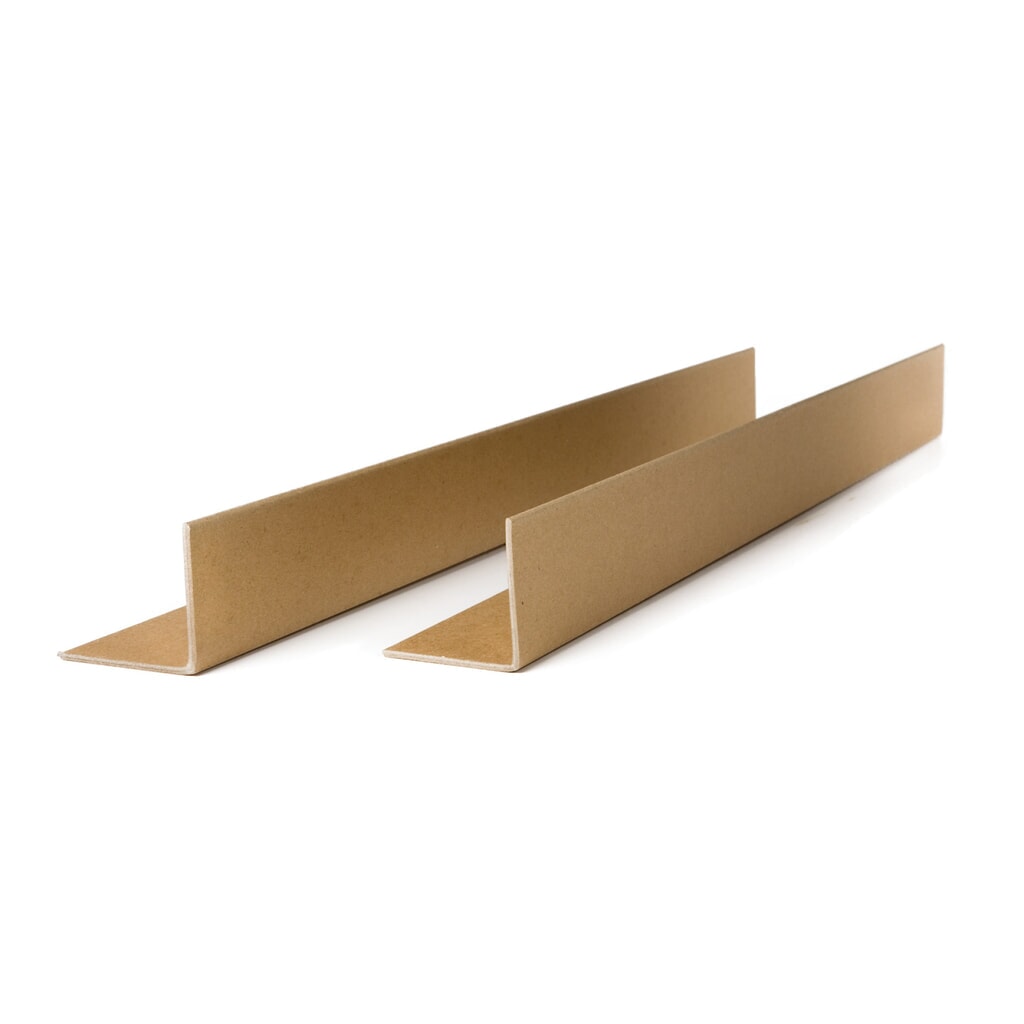 Randbeschermingslijst van karton, lengte 1.100 mm, beenlengte 35 x 35 mm, 100 stuks/VE Productafbeelding nr. 1: Randbeschermingslijst van karton, lengte 1.100 mm, beenlengte 35 x 35 mm, 100 stuks/VE