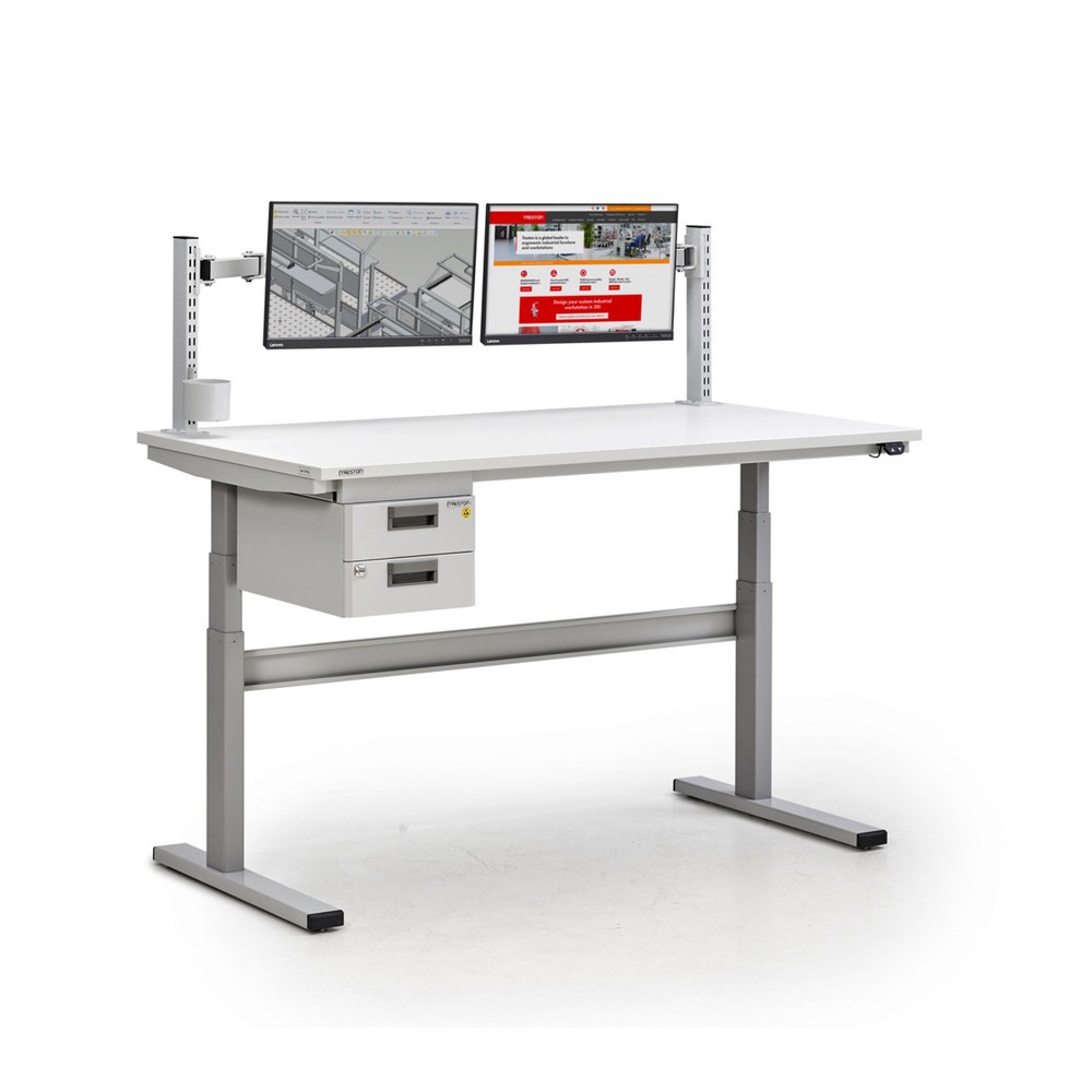 Productafbeelding nr. 2: Rasterprofielen voor TRESTON TED werktafel, met flens, hoogte 400 mm, 2 stuks/VE