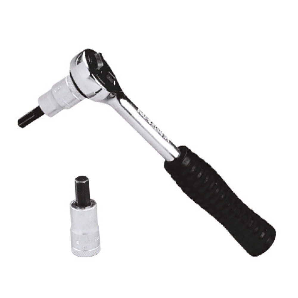 Product afbeelding: Ratel voor het buisverbindingssysteem Kee Klamp®, incl. 2 inzetstukken