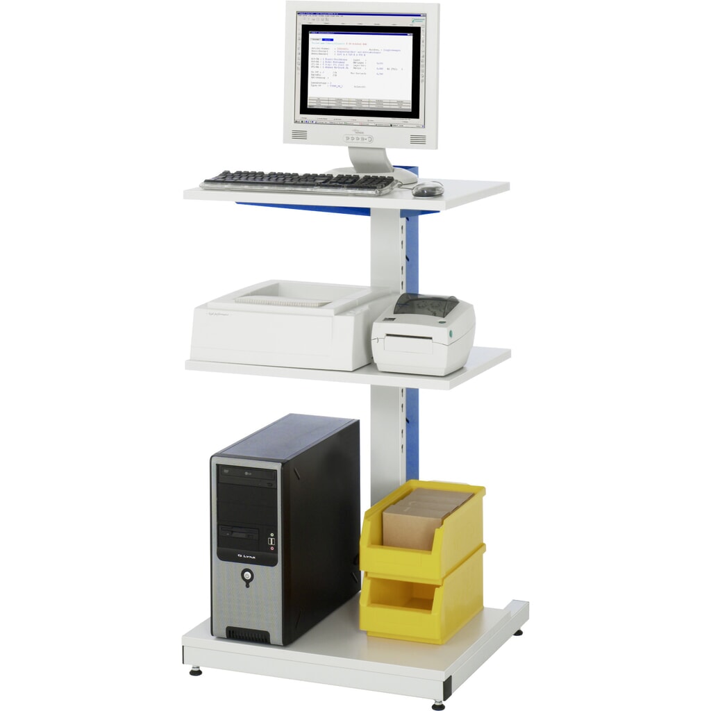 RAU computerstandaard, h x b x d 1.140 x 650 x 650 mm Productafbeelding nr. 2: RAU computerstandaard, h x b x d 1.140 x 650 x 650 mm