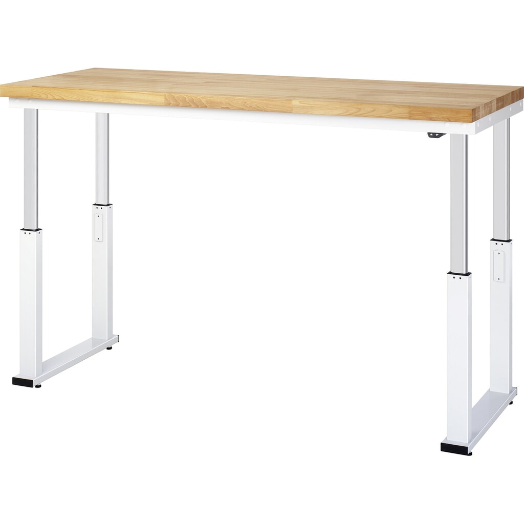 Productafbeelding nr. 4: RAU elektrisch in hoogte verstelbare werkbank serie adlatus 600, h x b x d 740-1.140 x 1.250 x 700 mm, werkblad van hard laminaat