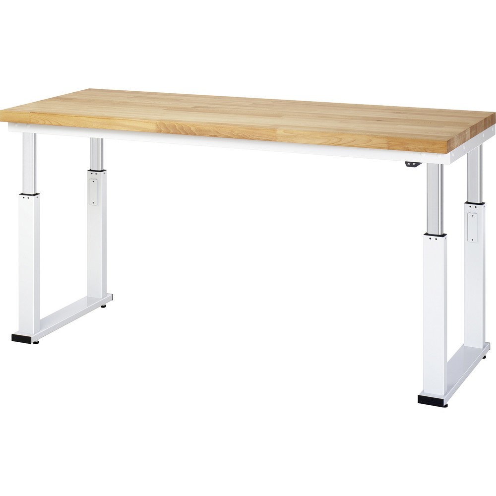 Productafbeelding nr. 3: RAU elektrisch in hoogte verstelbare werkbank serie adlatus 600, h x b x d 740-1.140 x 3.000 x 900 mm, hard laminaat