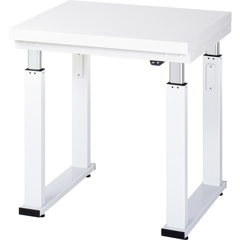 Product afbeelding: RAU elektrisch in hoogte verstelbare werkbank serie adlatus 600, h x b x d 740-1.140 x 750 x 700 mm, werkblad van hard laminaat