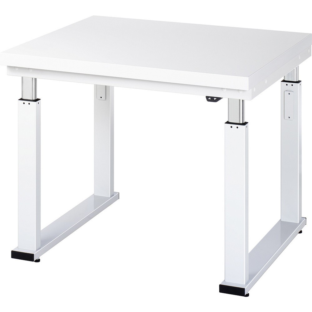 Product afbeelding: RAU elektrisch in hoogte verstelbare werkbank serie adlatus 600, h x b x d 740-1.140 x 1.000 x 900 mm, hard laminaat