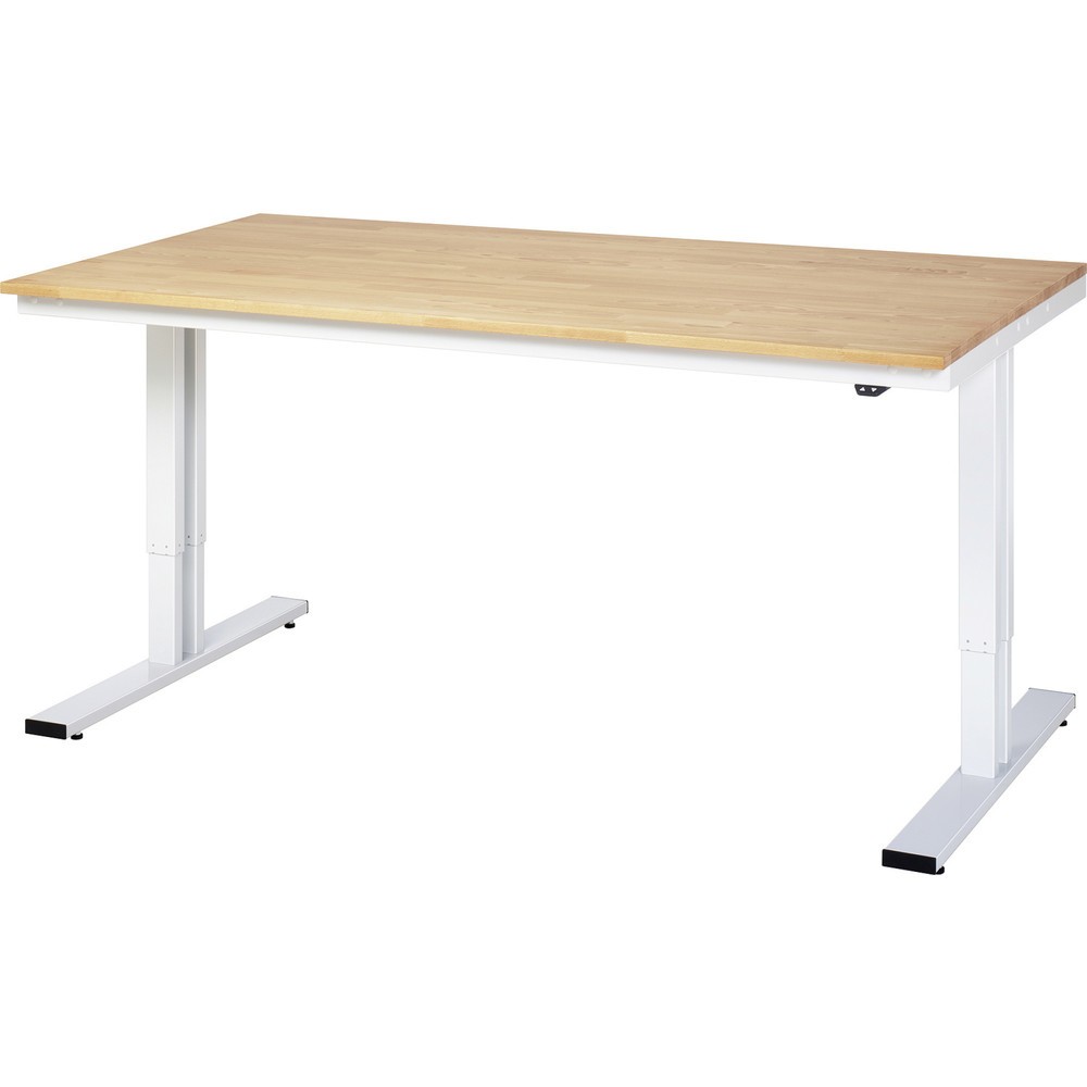Productafbeelding nr. 3: RAU elektrisch in hoogte verstelbare werktafel serie adlatus 300, h x b x d 720-1.120 x 2.000 x 1.000 mm, werkblad met linoleum-/Universal-laag