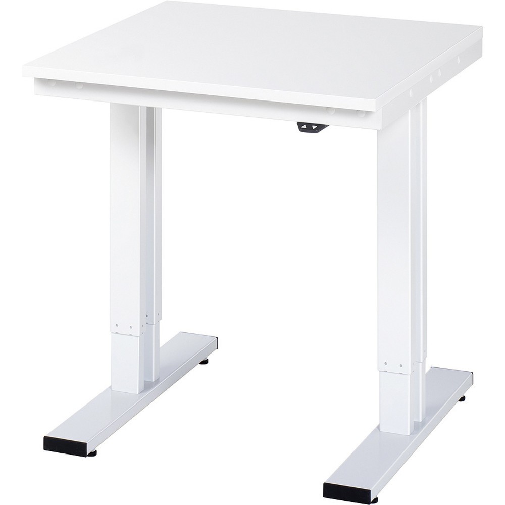 Product afbeelding: RAU elektrisch in hoogte verstelbare werktafel serie adlatus 300, h x b x d 720-1.120 x 750 x 800 mm, werkblad met melamineharscoating