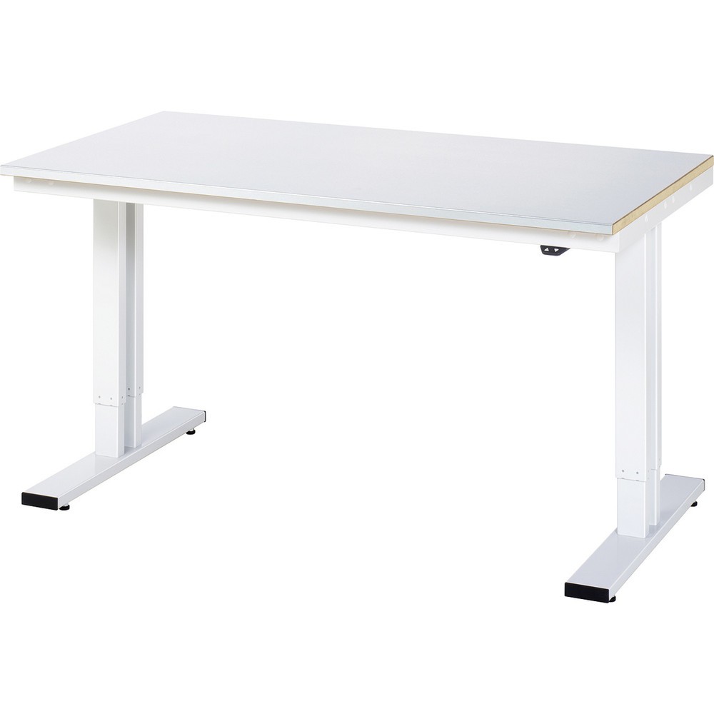 Product afbeelding: RAU elektrisch in hoogte verstelbare werktafel serie adlatus 300, h x b x d 720-1.120 x 1.500 x 800 mm, plaatstaalbekleding