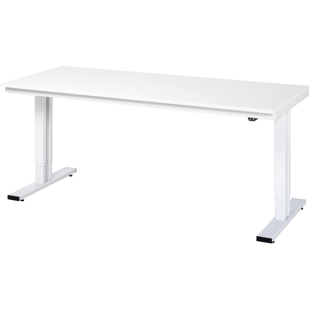 Product afbeelding: RAU elektrisch in hoogte verstelbare werktafel serie adlatus 300, h x b x d 720-1.120 x 2.000 x 800 mm, EGB-werkblad met melamineharscoating