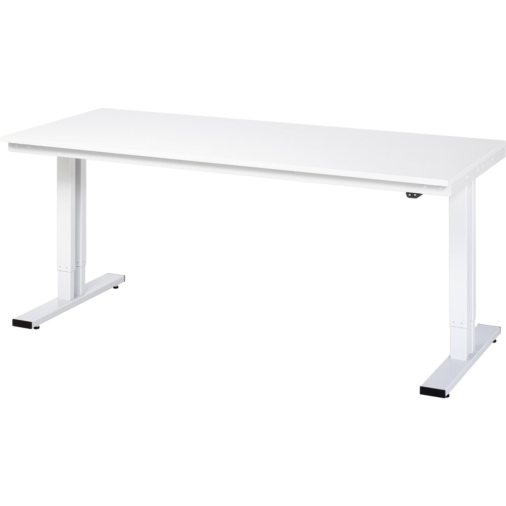 Product afbeelding: RAU elektrisch in hoogte verstelbare werktafel serie adlatus 300, h x b x d 720-1.120 x 2.000 x 800 mm, werkblad met melamineharscoating