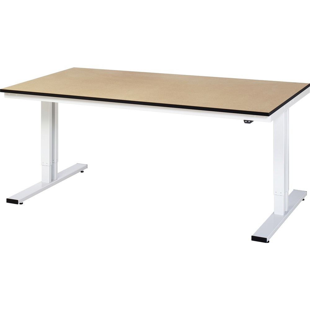 Product afbeelding: RAU elektrisch in hoogte verstelbare werktafel serie adlatus 300, h x b x d 720-1.120 x 2.000 x 1.000 mm, mdf-werkblad