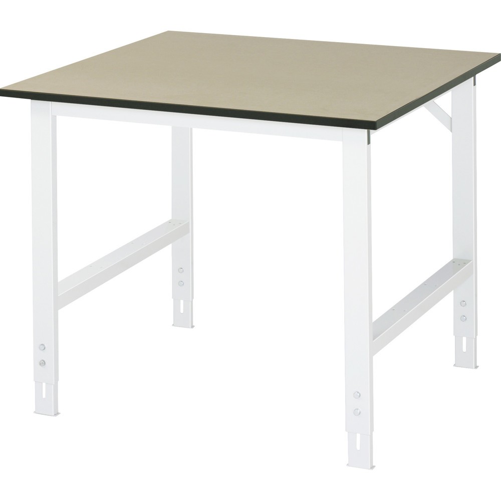 Product afbeelding: RAU in hoogte verstelbare werktafel serie TOM, h x b x d 760-1.080 x 1.000 x 1.000 mm, mdf-werkblad
