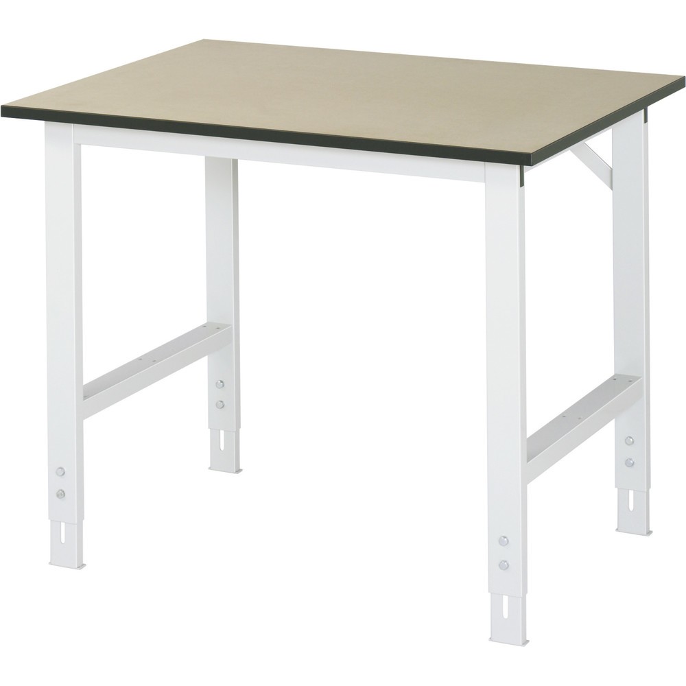 Product afbeelding: RAU in hoogte verstelbare werktafel serie TOM, h x b x d 760-1.080 x 1.000 x 800 mm, mdf-werkblad
