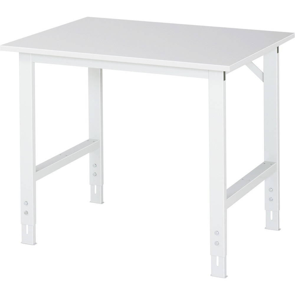 Productafbeelding nr. 1: RAU in hoogte verstelbare werktafel serie TOM, h x b x d 760-1.080 x 1.000 x 800 mm, werkblad met melamineharscoating