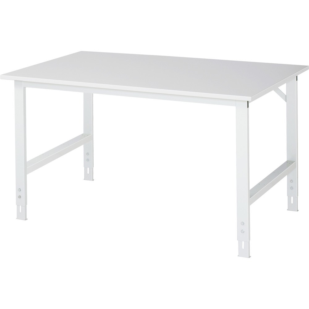 Product afbeelding: RAU in hoogte verstelbare werktafel serie TOM, h x b x d 760-1.080 x 1.500 x 1.000 mm, EGB-werkblad met melamineharscoating