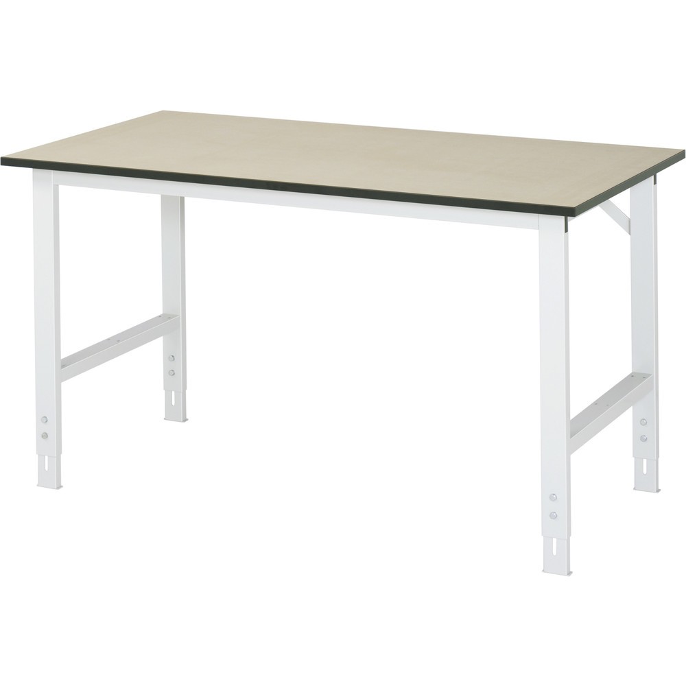Productafbeelding nr. 1: RAU in hoogte verstelbare werktafel serie TOM, h x b x d 760-1.080 x 1.500 x 800 mm, mdf-werkblad