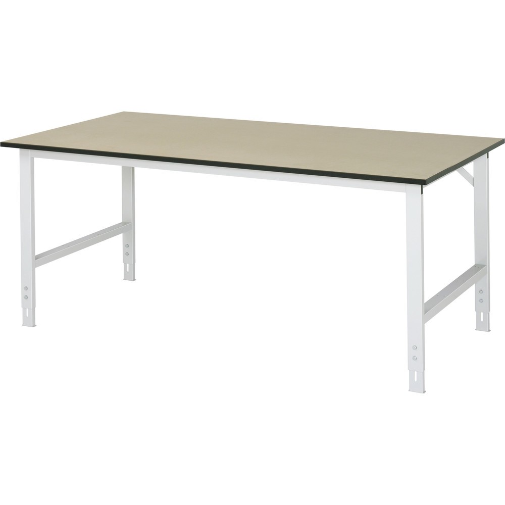 Product afbeelding: RAU in hoogte verstelbare werktafel serie TOM, h x b x d 760-1.080 x 2.000 x 1.000 mm, mdf-werkblad