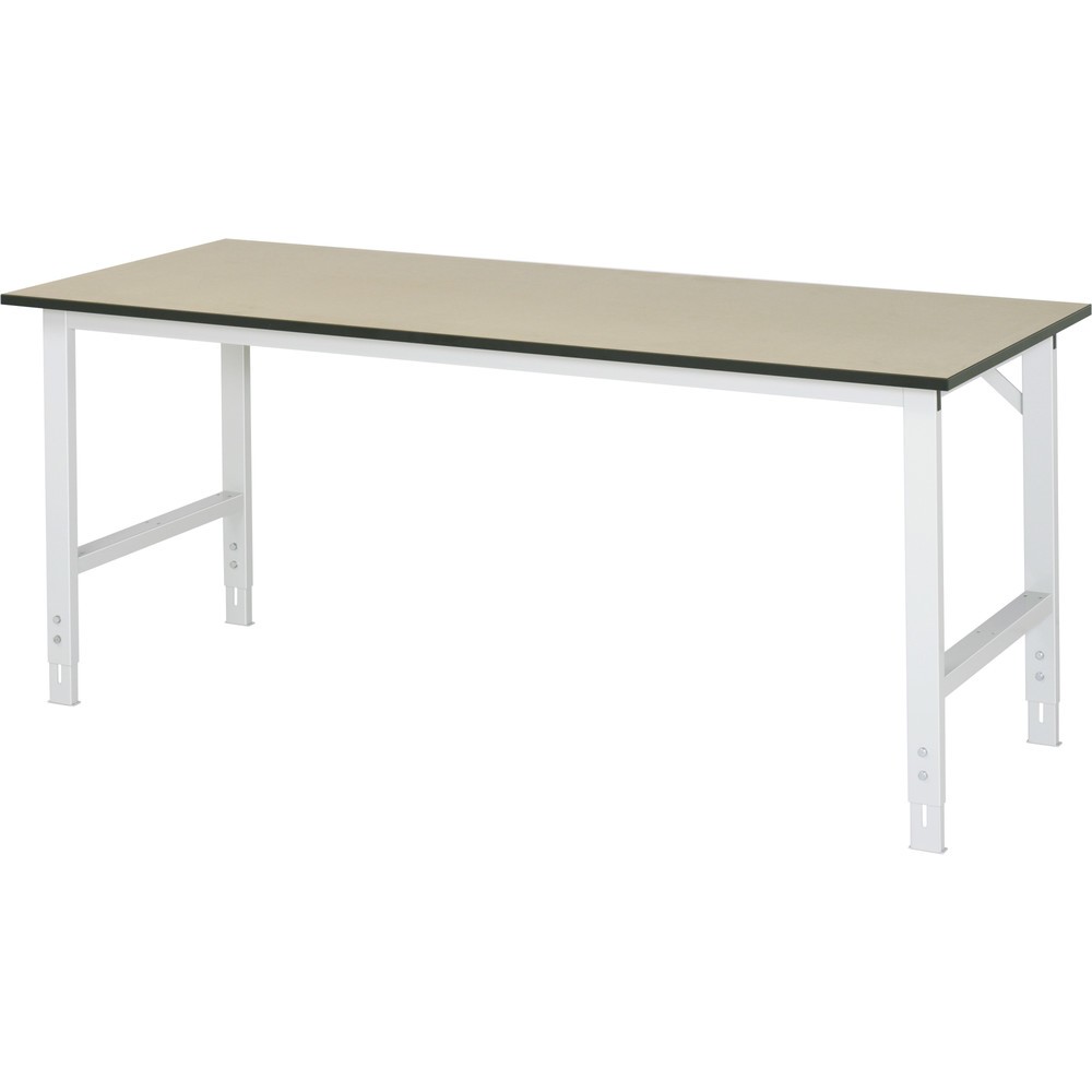 Product afbeelding: RAU in hoogte verstelbare werktafel serie TOM, h x b x d 760-1.080 x 2.000 x 800 mm, mdf-werkblad