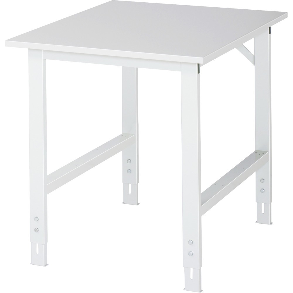Productafbeelding nr. 1: RAU in hoogte verstelbare werktafel serie TOM, h x b x d 760-1.080 x 750 x 1.000 mm, werkblad met melamineharscoating