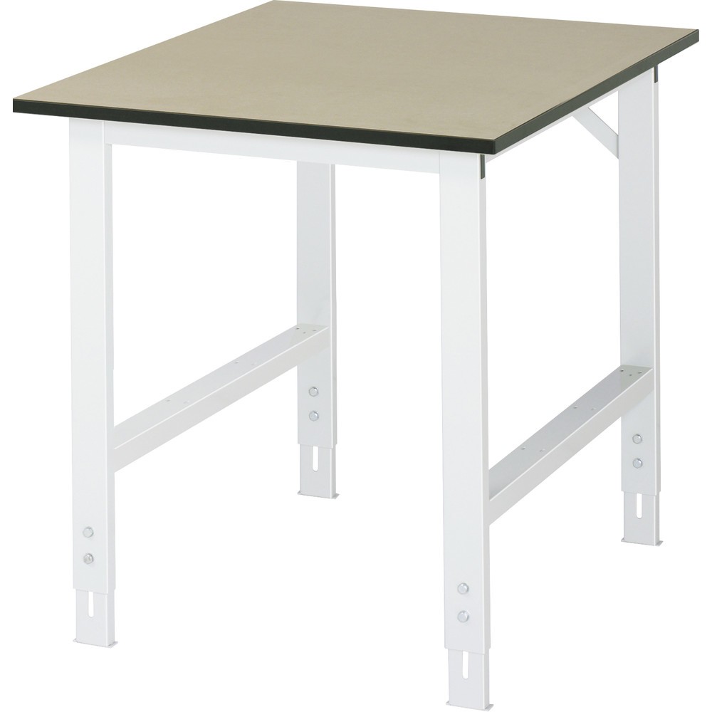 Product afbeelding: RAU in hoogte verstelbare werktafel serie TOM, h x b x d 760-1.080 x 750 x 1.000 mm, mdf-werkblad