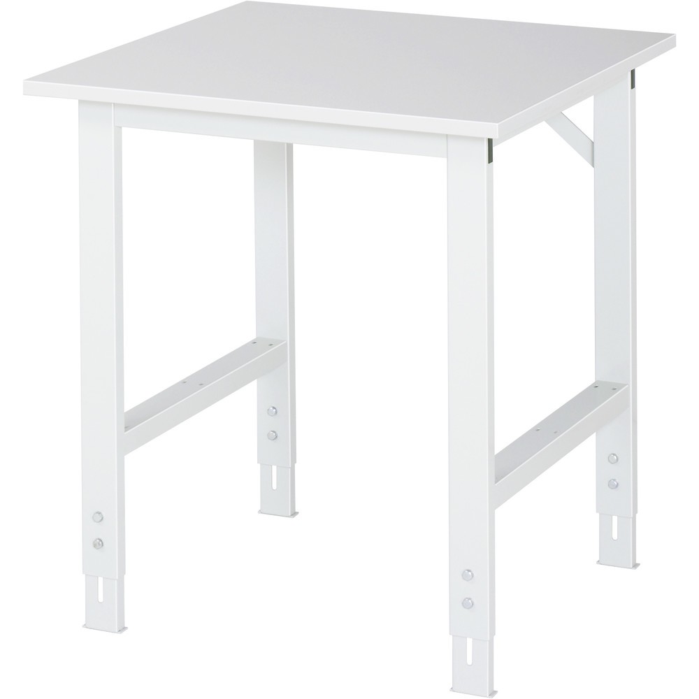Product afbeelding: RAU in hoogte verstelbare werktafel serie TOM, h x b x d 760-1.080 x 750 x 800 mm, EGB-werkblad met melamineharscoating