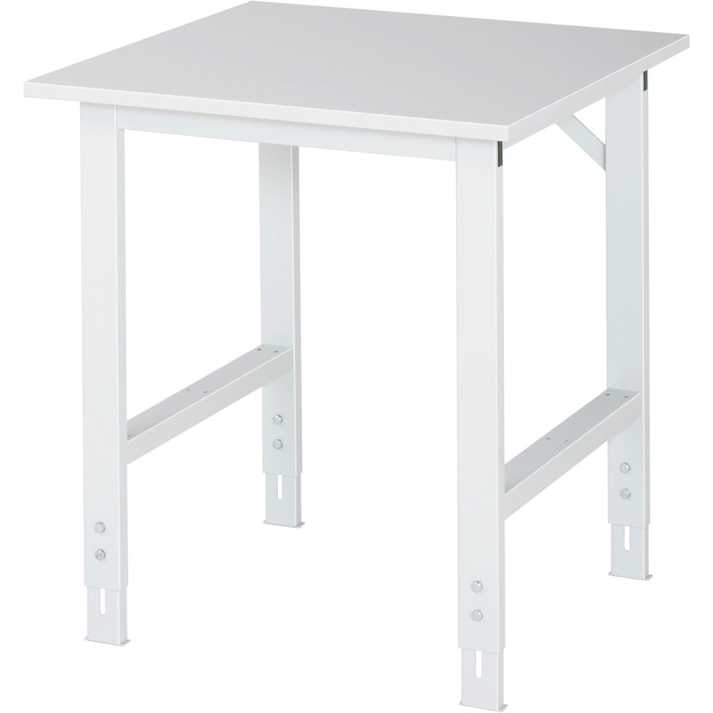 RAU in hoogte verstelbare werktafel serie TOM, h x b x d 760-1.080 x 750 x 800 mm, werkblad met melamineharscoating Product afbeelding: RAU in hoogte verstelbare werktafel serie TOM, h x b x d 760-1.080 x 750 x 800 mm, werkblad met melamineharscoating