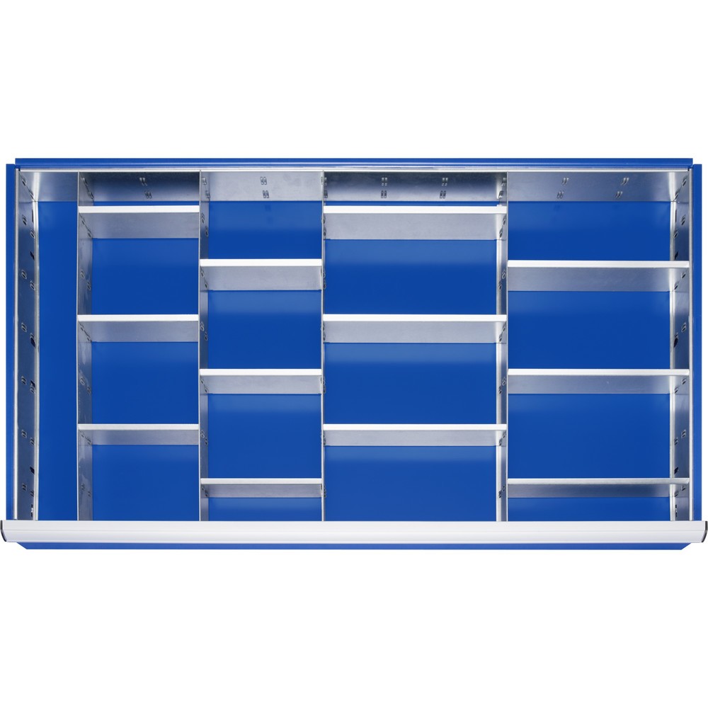 Product afbeelding: RAU indelingsset voor lade, h x b x d 150 x 1.055 x 560 mm, met 4-delige ladeverdelerset en 4 scheidingswanden, maat XXL voor fronthoogte 180-360 mm