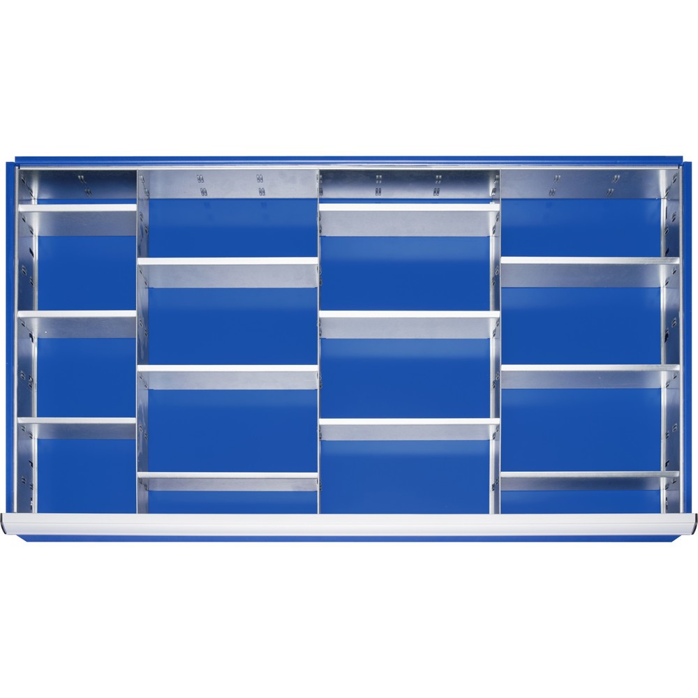 Product afbeelding: RAU indelingsset voor lade, h x b x d 90 x 1.055 x 560 mm, met 4-delige ladeverdelerset en 3 scheidingswanden, maat XXL voor fronthoogte 120-150 mm