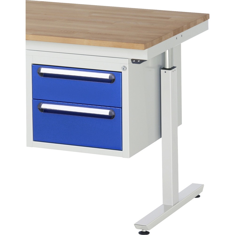 Product afbeelding: RAU onderbouwkast voor werkbank serie adlatus, h x b x d 395 x 480 x 600 mm, met 2 lades