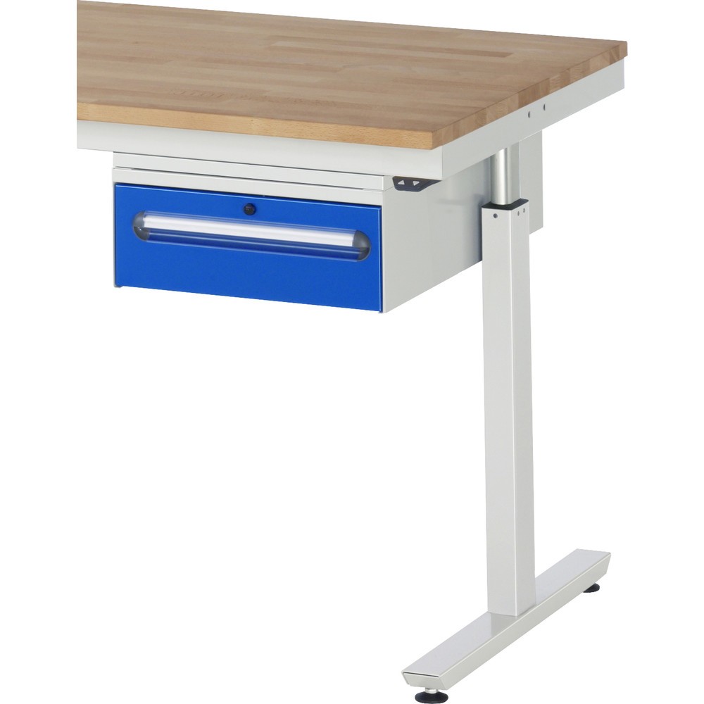 Productafbeelding nr. 2: RAU onderbouwkast voor werkbank serie adlatus, h x b x d 175 x 425 x 600 mm, met 1 lade
