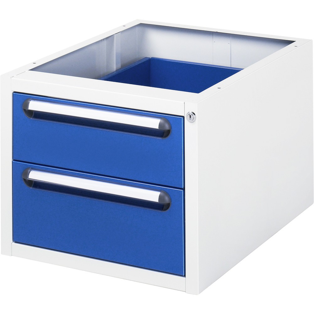 Product afbeelding: RAU onderbouwkast voor werktafel serie TOM, h x b x d 395 x 480 x 600 mm, met 2 lades