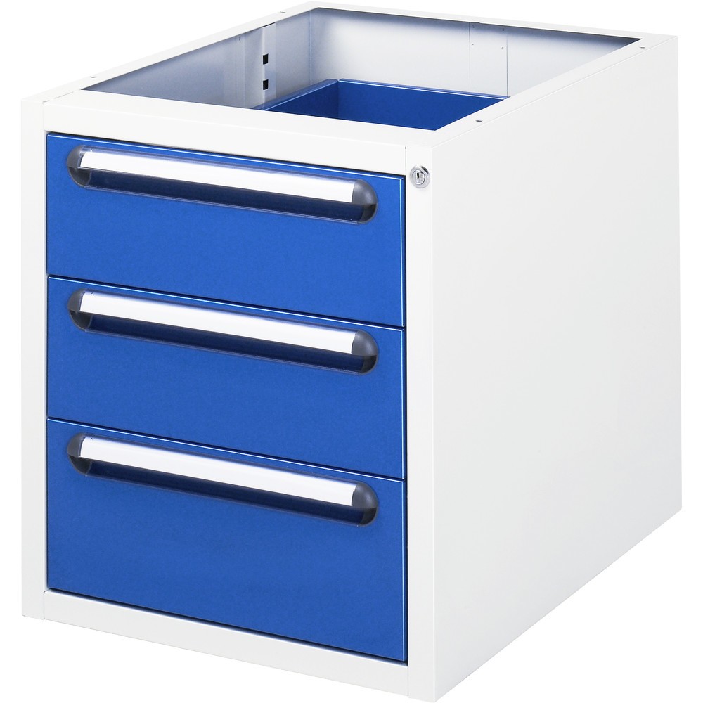 Product afbeelding: RAU onderbouwkast voor werktafel serie TOM, h x b x d 545 x 480 x 600 mm, met 3 lades