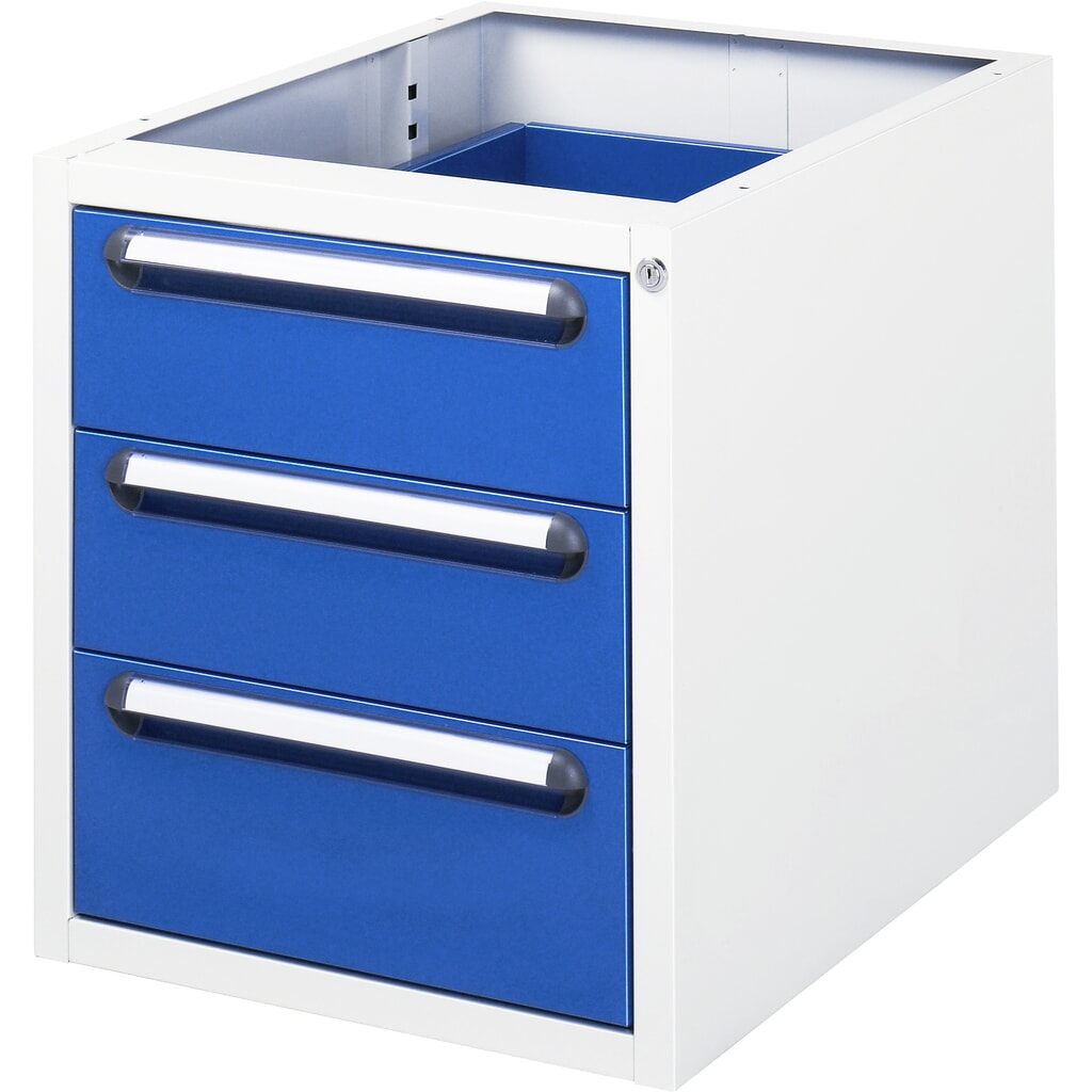 RAU onderbouwkast voor werktafel serie TOM, h x b x d 545 x 480 x 600 mm, met 3 lades Product afbeelding: RAU onderbouwkast voor werktafel serie TOM, h x b x d 545 x 480 x 600 mm, met 3 lades