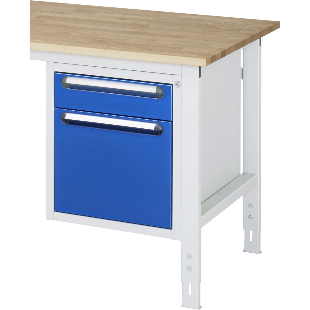 Productafbeelding nr. 2: RAU onderbouwkast voor werktafel serie TOM, h x b x d 545 x 480 x 600 mm, met 2 lades
