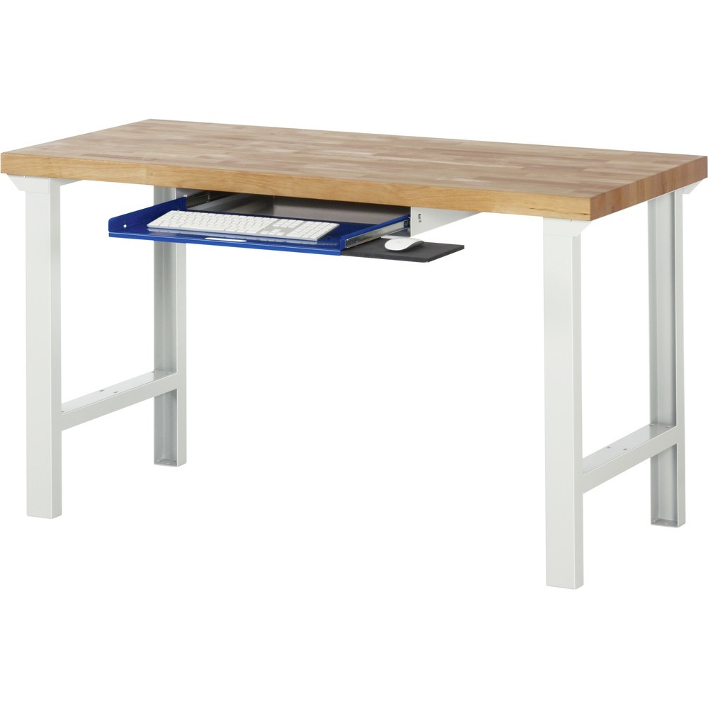 Productafbeelding nr. 2: RAU uitschuifblad voor het toetsenbord voor werkbank serie 7000/8000, h x b x d 85 x 640 x 485 mm