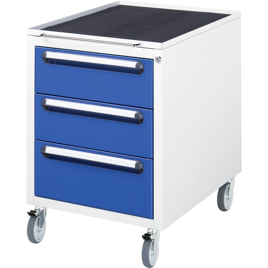RAU verrijdbare onderbouwkast, h x b x d 690 x 480 x 600 mm, met 3 lades Product afbeelding: RAU verrijdbare onderbouwkast, h x b x d 690 x 480 x 600 mm, met 3 lades