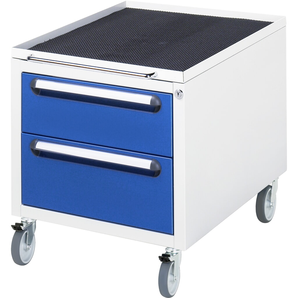 RAU verrijdbare onderbouwkast, h x b x d 450 x 480 x 600 mm, met 2 lades Product afbeelding: RAU verrijdbare onderbouwkast, h x b x d 450 x 480 x 600 mm, met 2 lades